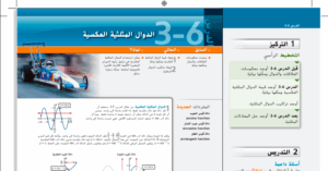 حل درس الدوال المثلثية العكسية للصف الثاني عشر