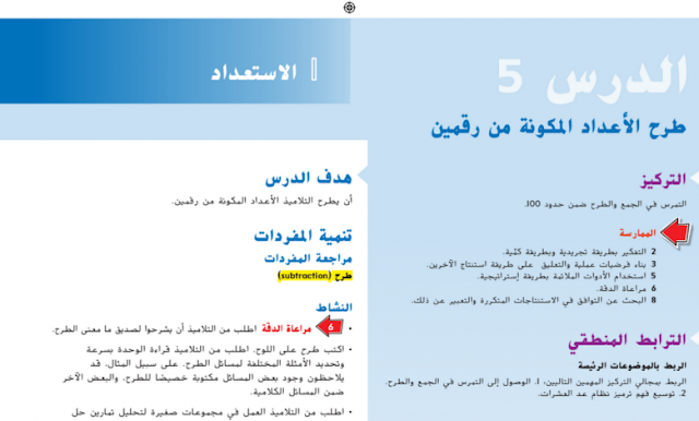حل درس الطرح الرأسي للاعداد المكونة من رقمين الصف الثاني 1 حل درس الطرح الرأسي للاعداد المكونة من رقمين الصف الثاني