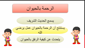 حل درس الرحمة للصف الاول 207 حل درس الرحمة للصف الاول