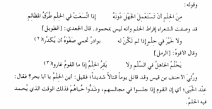 ما معنى الجهل وكيف يقابل الحلم احيانا