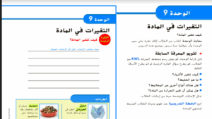حل درس تغيرات المادة للصف الثاني 231 حل درس تغيرات المادة للصف الثاني