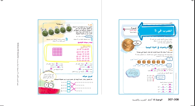 حل درس الضرب في 5 رياضيات صف ثالث 1 نواتج التعلم حل درس الضرب في 5 رياضيات صف ثالث