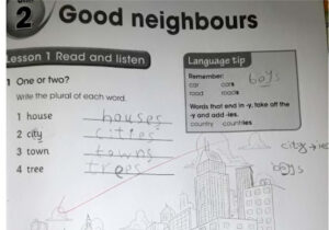 حل الوحدة الثانية good neighbours انجليزي للصف الثالث