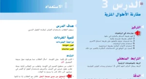 حل درس مقارنة الأطوال المترية رياضيات صف ثاني