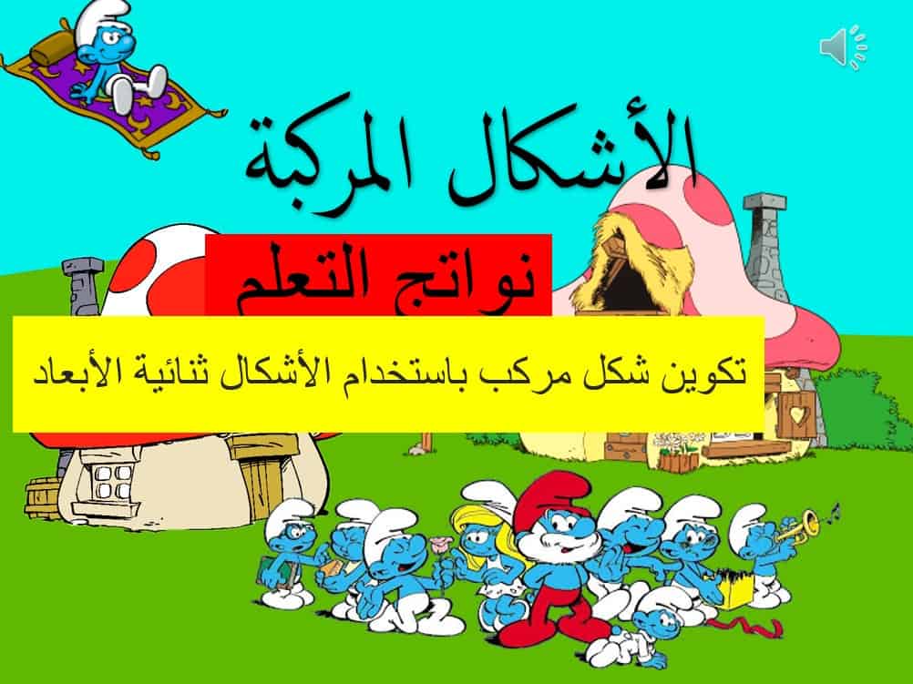 حل درس الأشكال المركبة رياضيات الصف الأول 1 نواتج التعلم حل درس الأشكال المركبة