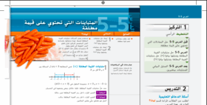 حل درس المتباينات التي تحتوي على قيمة مطلقة للصف التاسع