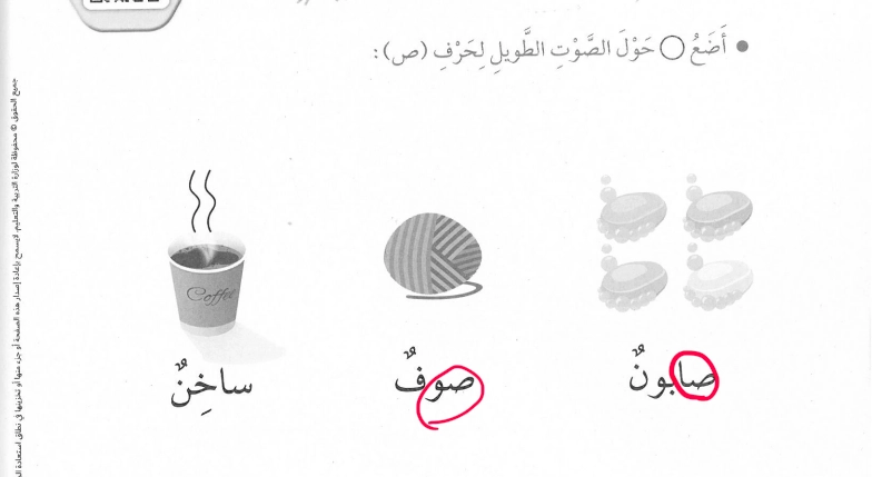 حل كتاب النشاط اللغة العربية للصف الأول الفصل الثاني 2 حل كتاب النشاط اللغة العربية للصف الأول الفصل الثاني