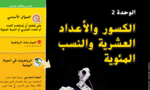 حل الوحدة الثانية رياضيات الصف السادس