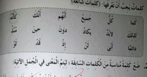 حل الوحدة الثانية كتاب النشاط اللغة العربية للصف الخامس