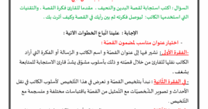 خطوات كتابة استجابة ادبية