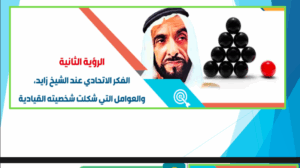 حل درس الفكر الاتحادي عند الشيخ زايد للصف العاشر