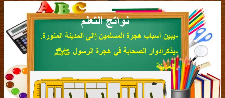اهداف حل درس الهجرة إلى المدينة