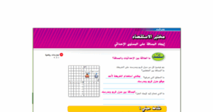 حل درس إيجاد المسافة على المستوى الاحداثي للصف السادس