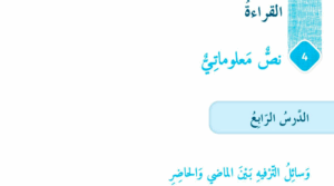 حل درس وسائل الترفيه بين الماضي والحاضر للصف السادس