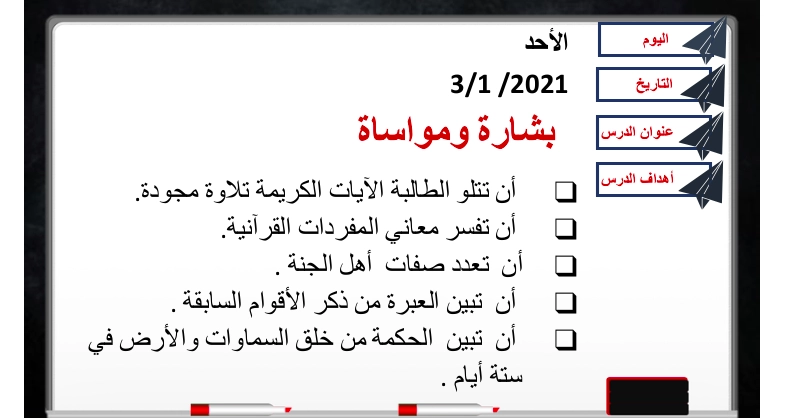 حل درس بشارة ومواساة تربية اسلامية الصف السابع 1 نواتج تعلم حل درس بشارة ومواساة