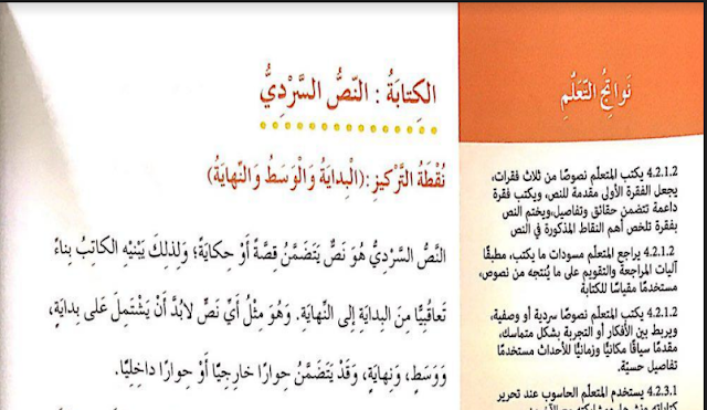 كتابة نص سردي للصف السادس بوربوينت كتابة نص سردي للصف السادس بوربوينت