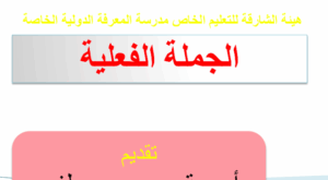بوربوينت الجملة الفعلية للصف الرابع 115 بوربوينت الجملة الفعلية للصف الرابع