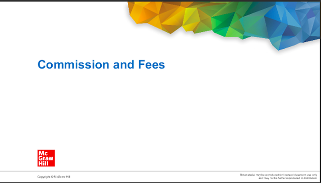 حل درس Commission and Fees الرياضيات المتكاملة الصف السابع