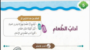 حل درس آداب الطعام للصف الثاني 94 حل درس آداب الطعام للصف الثاني