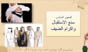 حل درس سنع استقبال واكرام الضيف للصف الثاني عشر