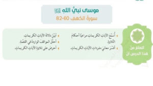 حل درس سورة الكهف 60-82 للصف العاشر 166 حل درس سورة الكهف 60-82 للصف العاشر