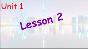 حل درس Lesson 2 اللغة الإنجليزية الصف الخامس