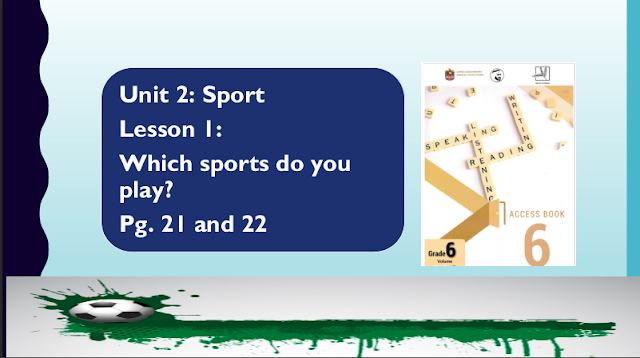 حل درس Which sports do you play الصف السادس حل درس Which sports do you play الصف السادس