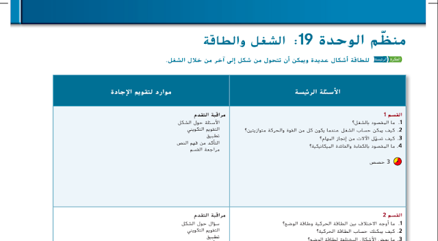 دليل المعلم علوم صف تاسع الفصل الثاني