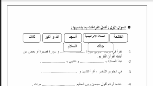ورقة عمل درس انا اصلي الصف الثاني 6 ورقة عمل درس انا اصلي الصف الثاني