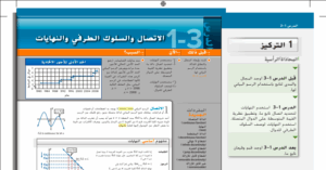حل درس الاتصال والسلوك الطرفي والنهايات للصف الثاني عشر