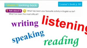 حل درس looking back للصف الخامس