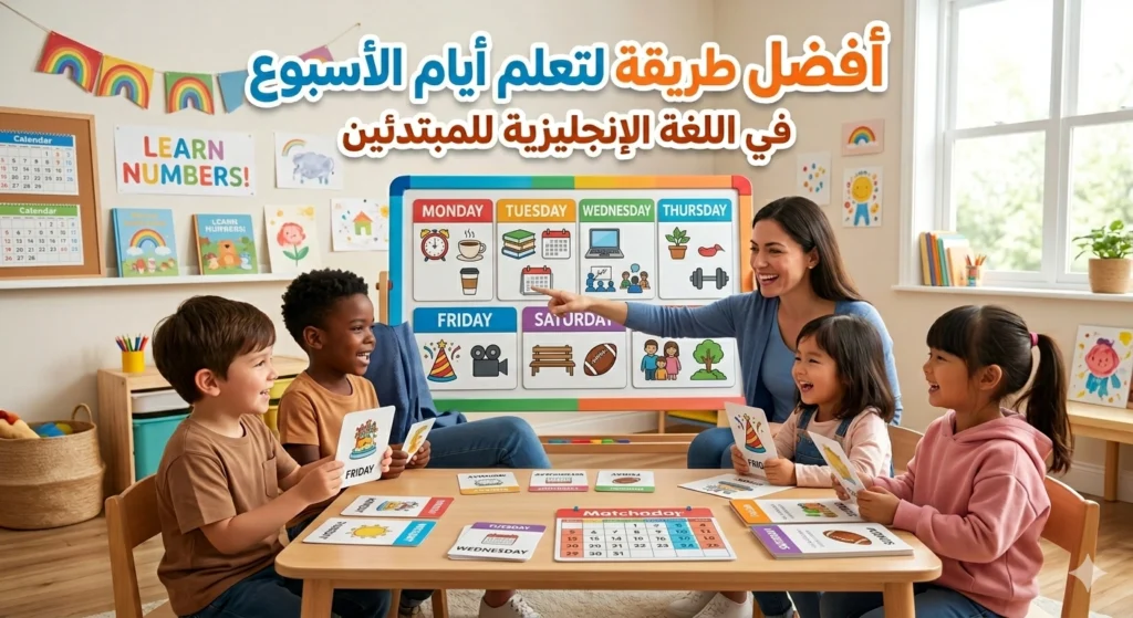 أفضل طريقة لتعلم أيام الأسبوع في اللغة الإنجليزية للمبتدئين 1 أفضل طريقة لتعلم أيام الأسبوع في اللغة الإنجليزية للمبتدئين
